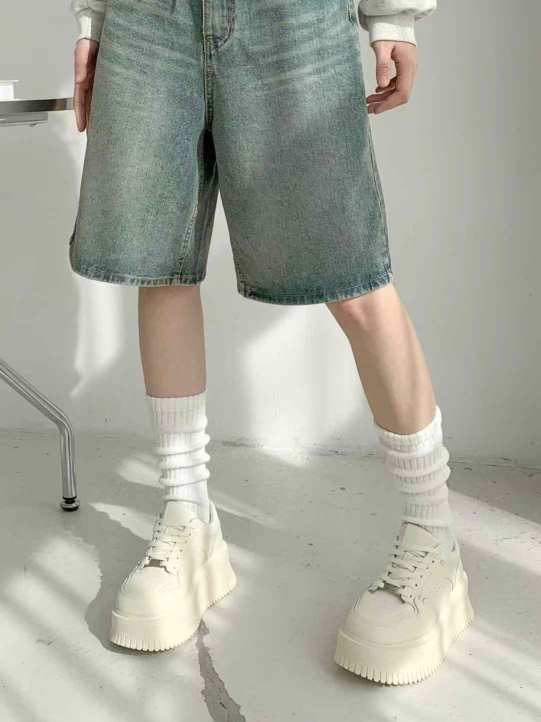 KNA507 ~ Lamb Skin Platform 6cm Shoes (No Box)