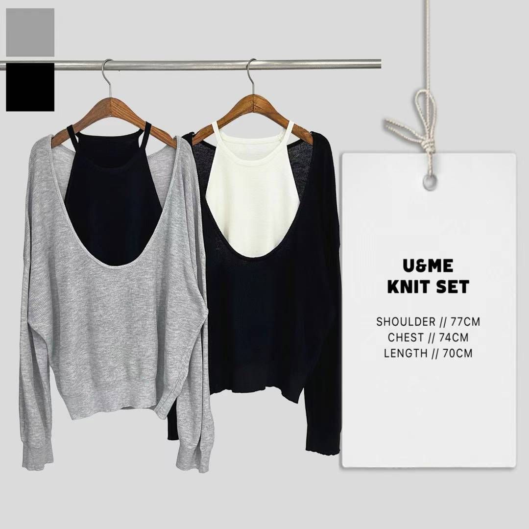 KYM210 ~ U & Me Knit Set