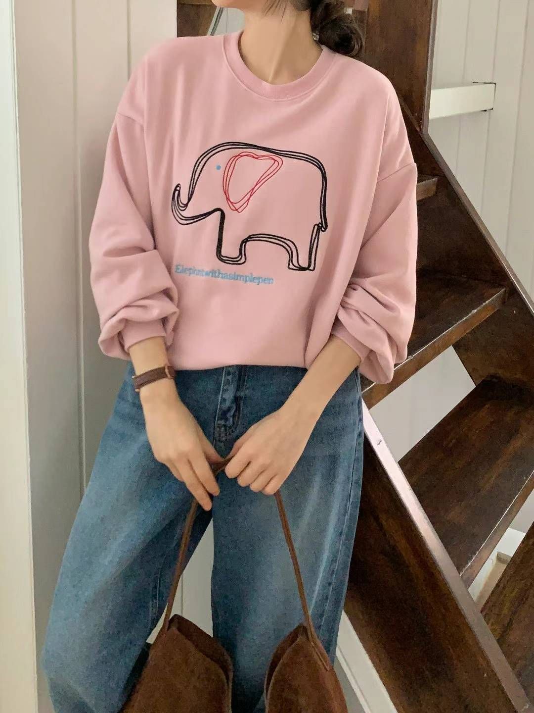 KBM839 ~ Elephant Sweater