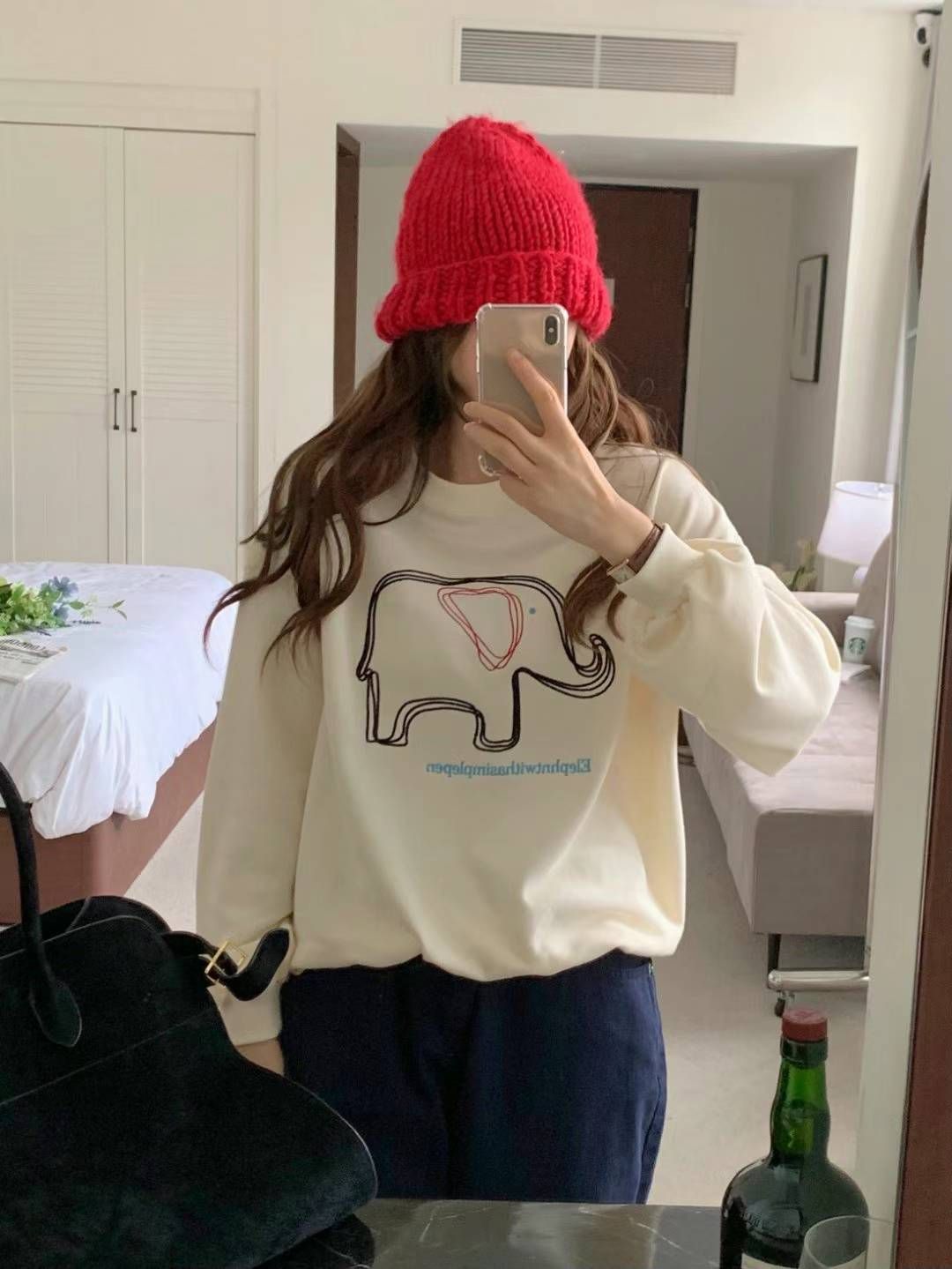 KBM839 ~ Elephant Sweater