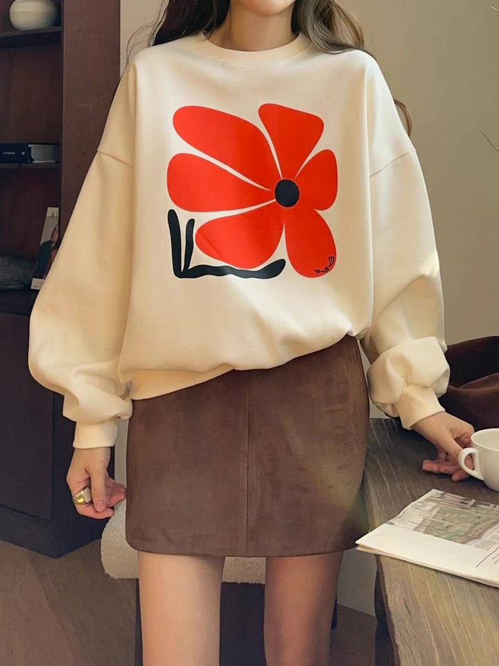 KBM830 ~ Flower Sweater