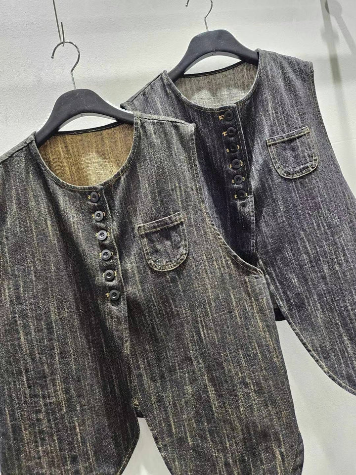 KYN520 ~ Denim Vest