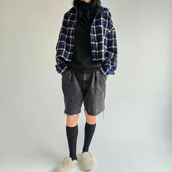 KPC239 ~ Checker Top / Jacket