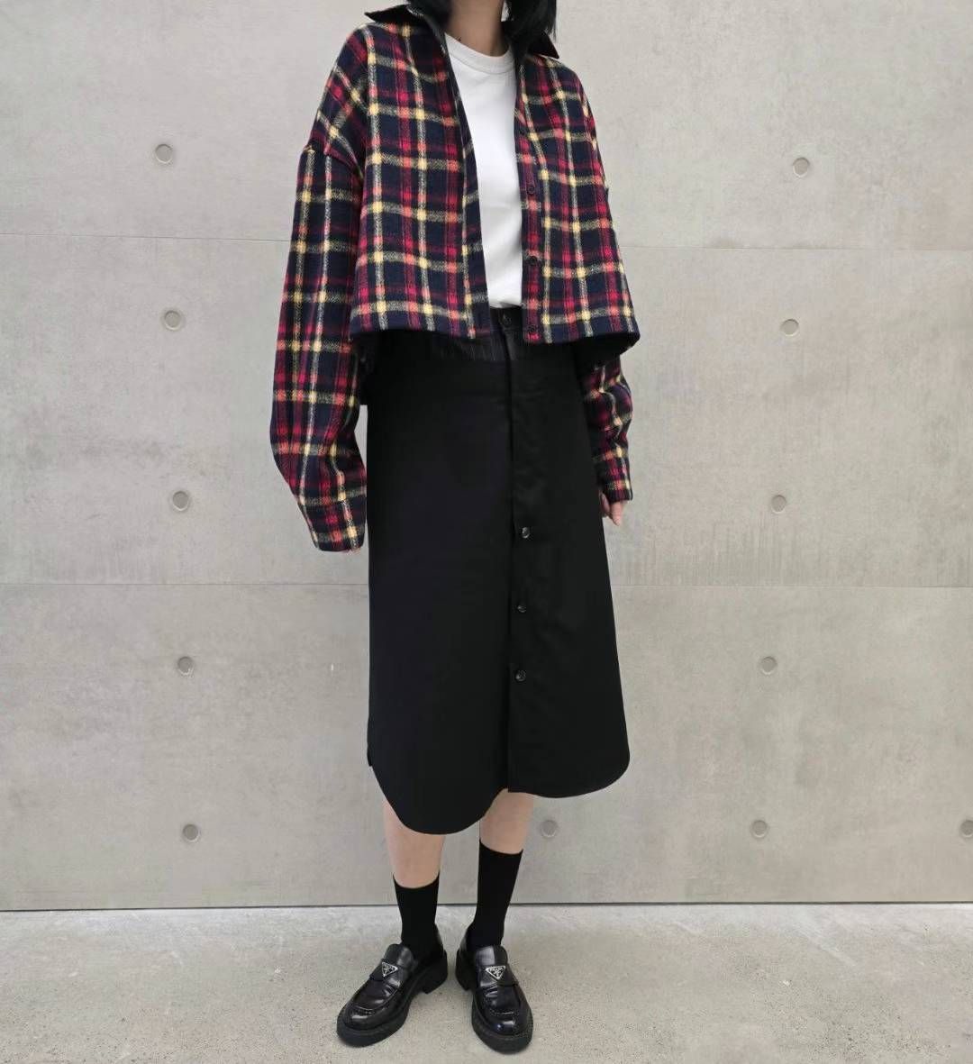 KPC239 ~ Checker Top / Jacket