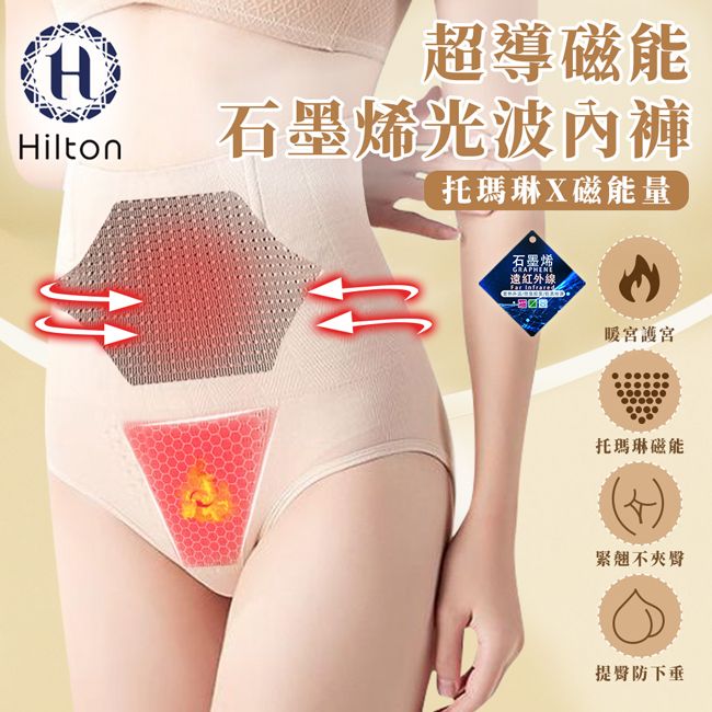 637 ~【Hilton 希爾頓】超導磁能生命 光波內褲   ( x 3 )