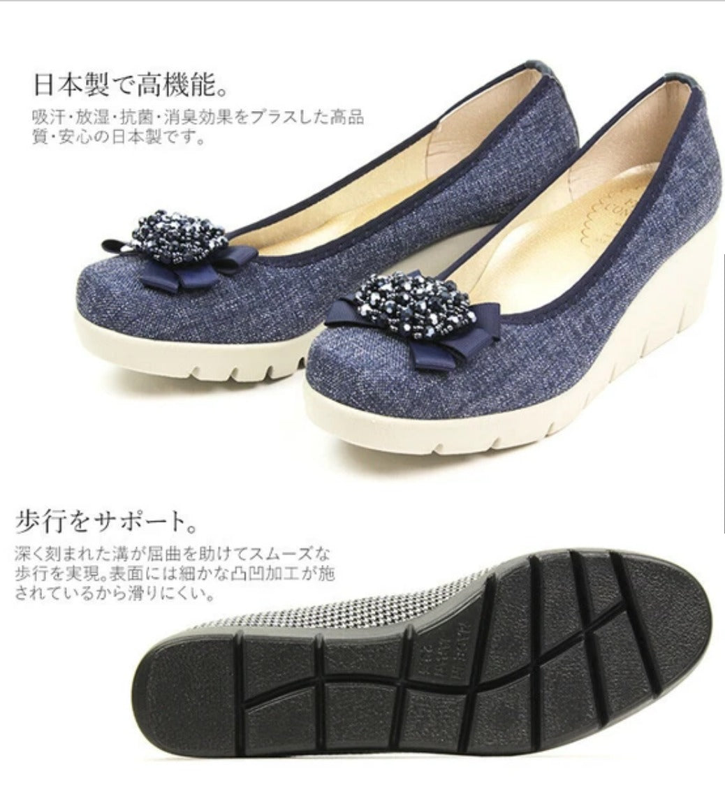 Made in Japan Comfort Pumps Wedge