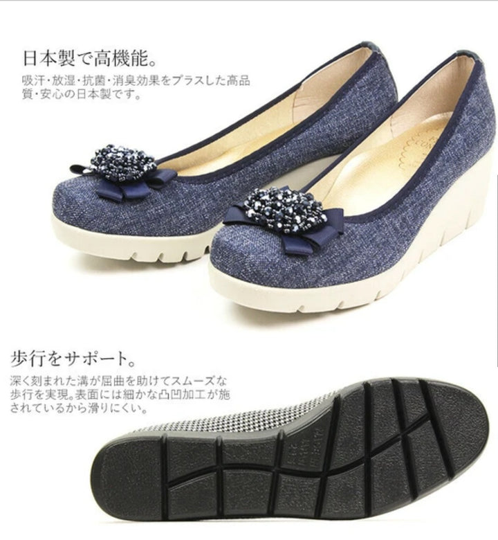 Made in Japan Comfort Pumps Wedge