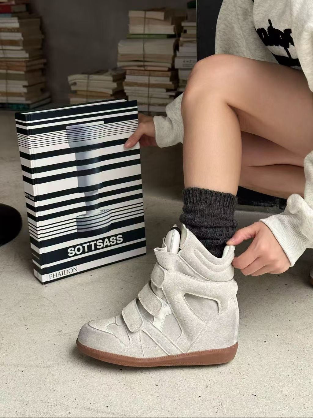 KDM114 - Cowhide Boots 6cm (No Box)