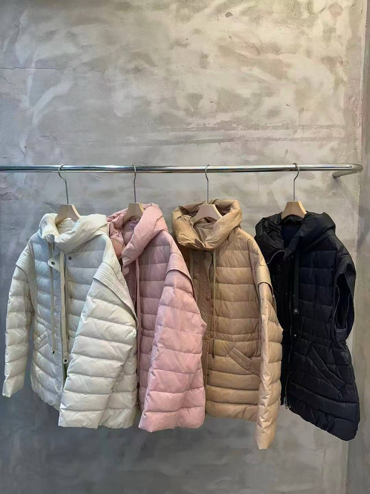 KWMS803 - Removable Sleeve Goose Down Jacket