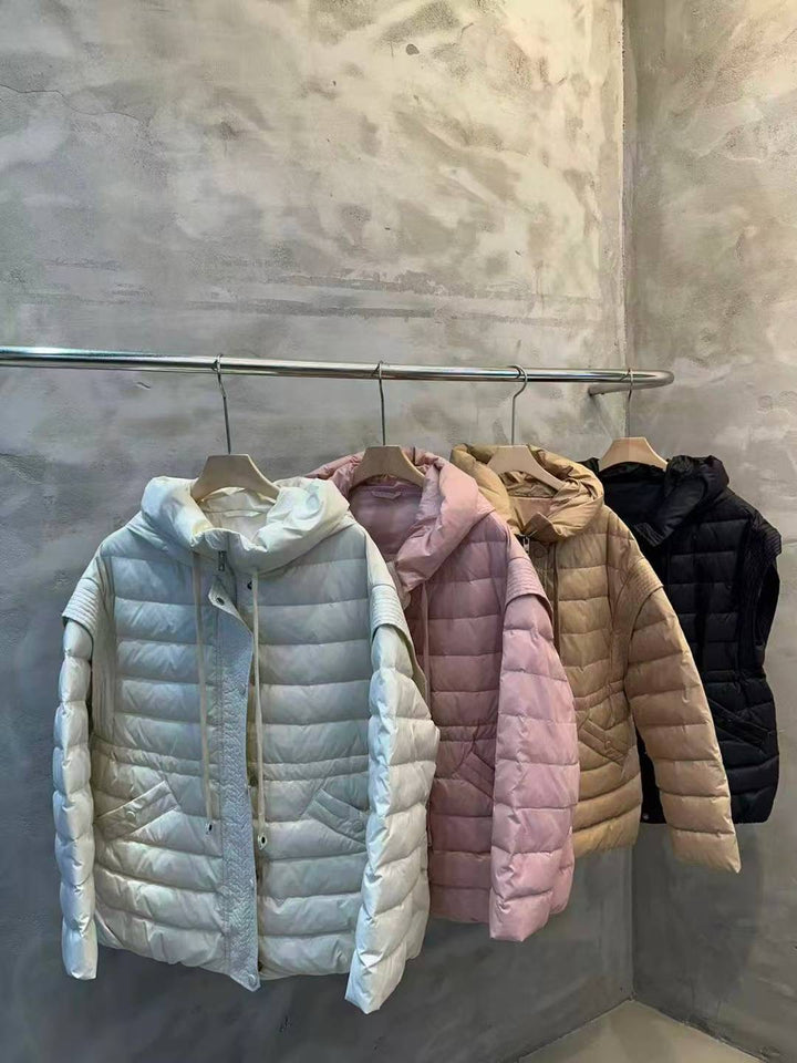 KWMS803 - Removable Sleeve Goose Down Jacket